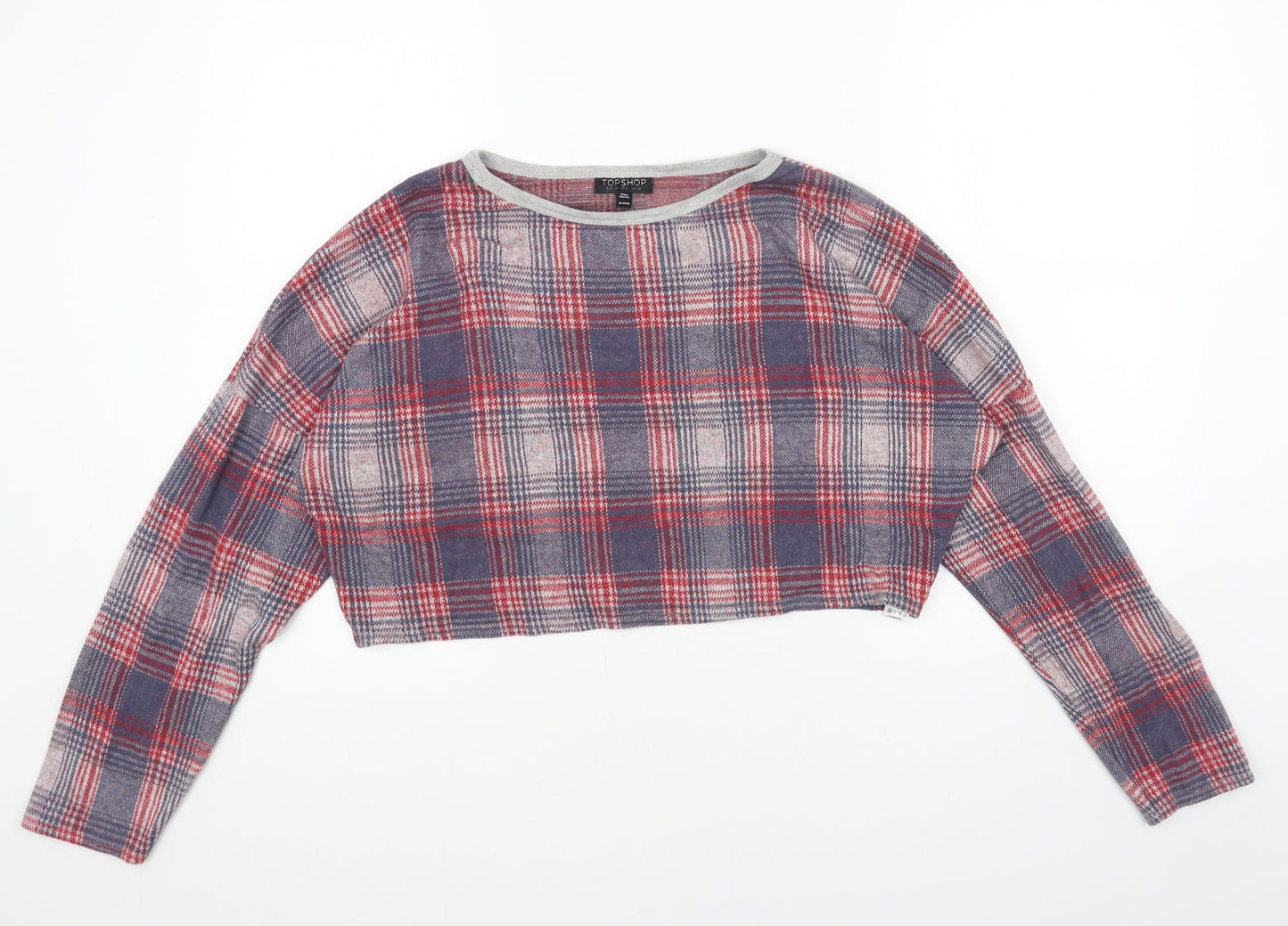 Womens UK Size 10 Topshop Red Pullover Jumper