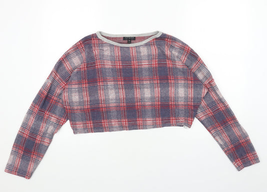 Womens UK Size 10 Topshop Red Pullover Jumper