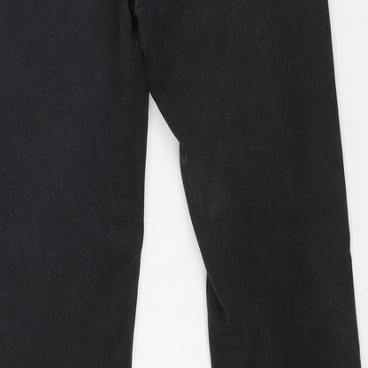 TEMT Womens Black Cotton Skinny Jeans Size 8 L31 in Regular Button