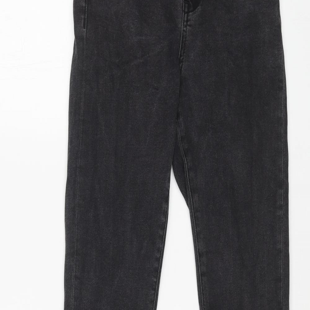 ASOS Womens Grey Cotton Skinny Jeans Size 26 L32 in Regular Button