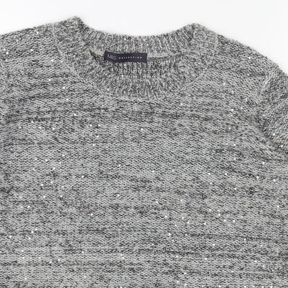 Womens UK Size 12 Marks and Spencer Grey Pullover Jumper