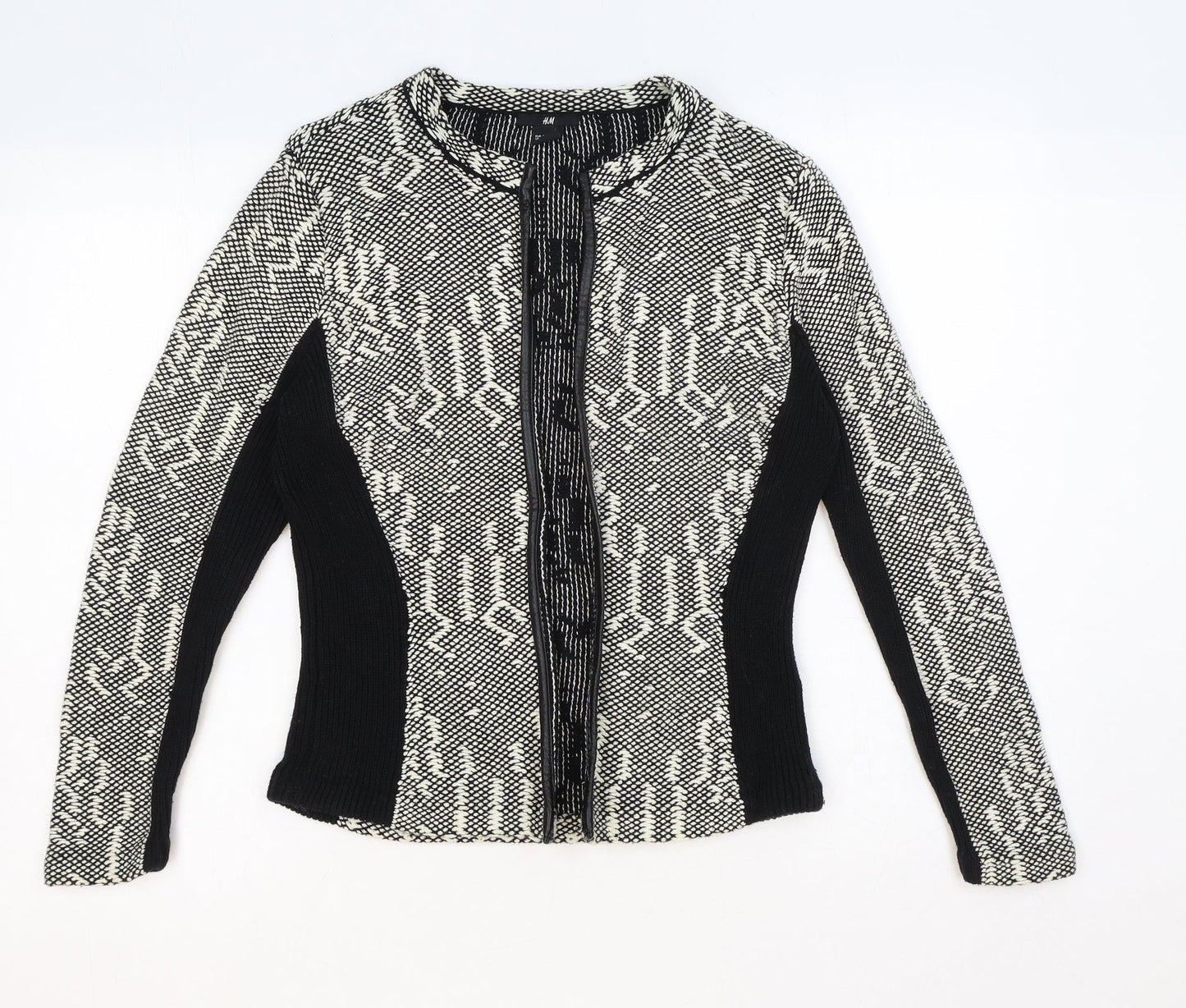 Womens UK Size S H&M Black Jacket