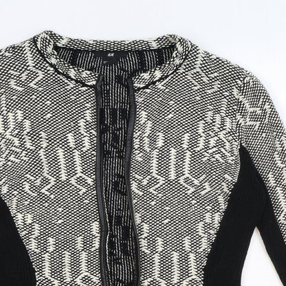 Womens UK Size S H&M Black Jacket