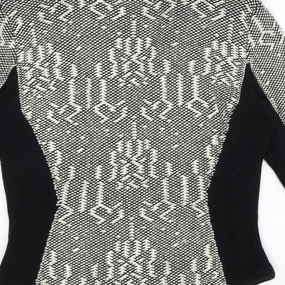 Womens UK Size S H&M Black Jacket