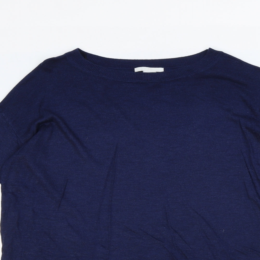 Womens UK Size XS H&M Blue Pullover Jumper
