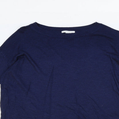 Womens UK Size XS H&M Blue Pullover Jumper