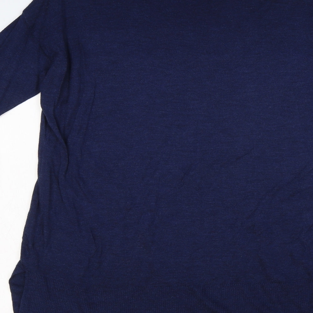 Womens UK Size XS H&M Blue Pullover Jumper