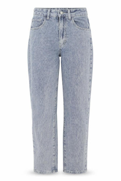 Womens UK Size 2XS SheIn Regular Fit Straight Blue Jeans