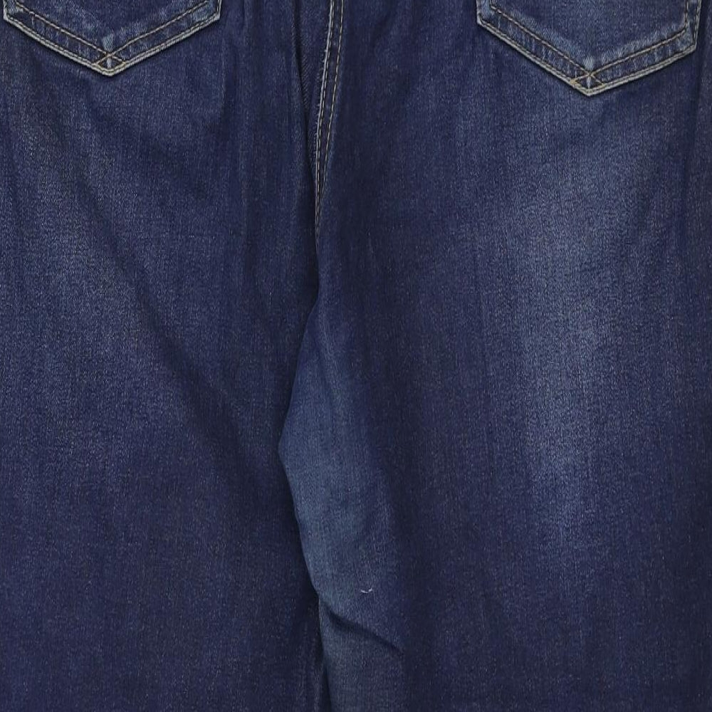 TU Womens Blue Cotton Skinny Jeans Size 40 in Regular Zip