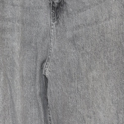 George Womens Green Cotton Straight Jeans Size 30 in Regular Zip