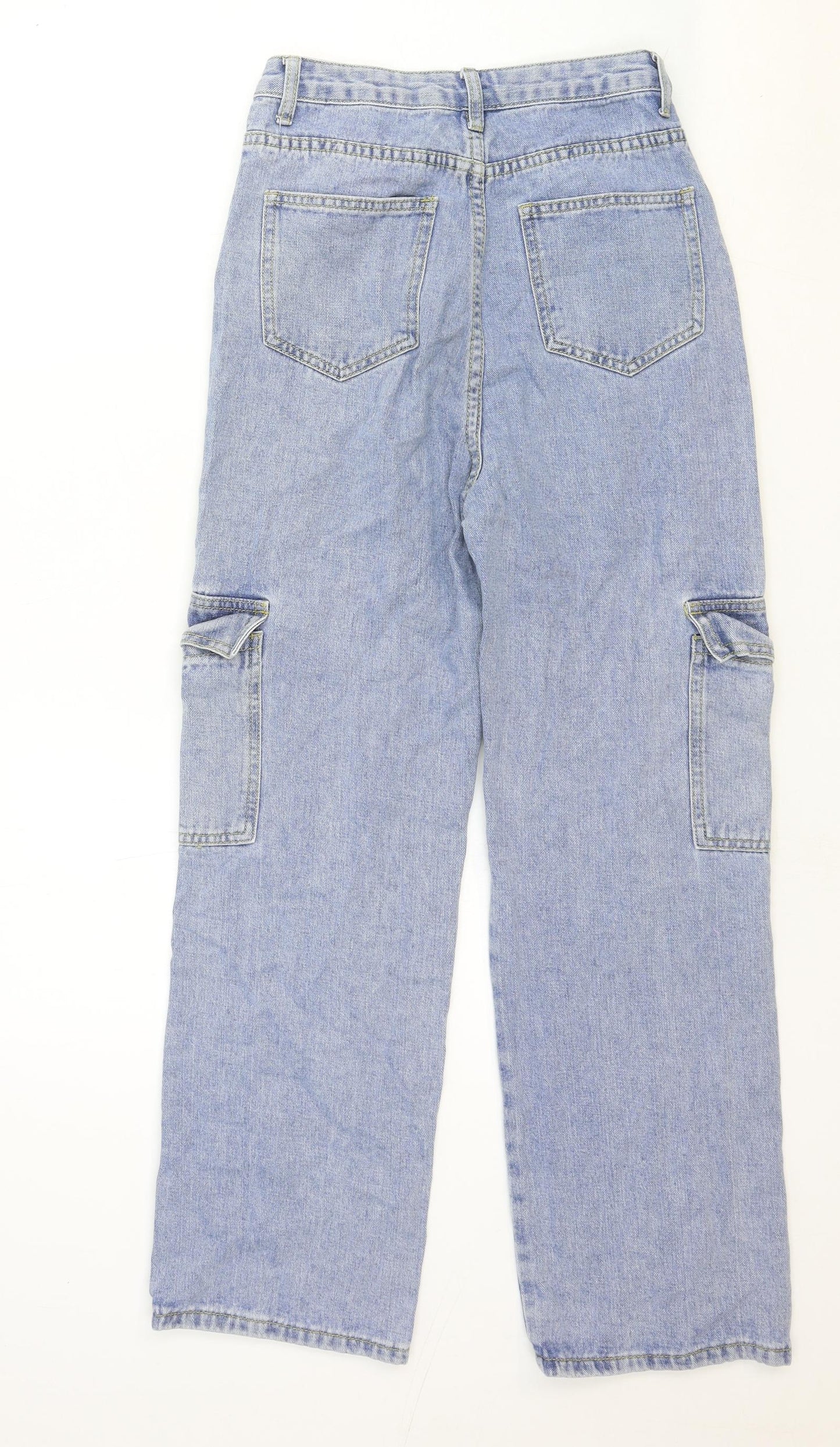 Womens UK Size 26 in Preworn Regular Fit Straight Blue Jeans