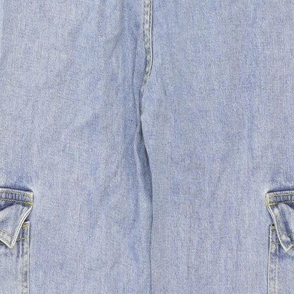 Womens UK Size 26 in Preworn Regular Fit Straight Blue Jeans