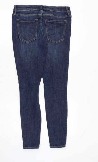 Womens UK Size 30 in Preworn Slim Fit Skinny Blue Jeans