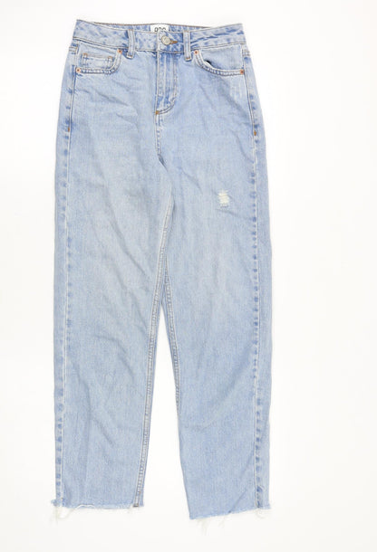 BDG Womens Blue Cotton Straight Jeans Size 24 in Regular Zip