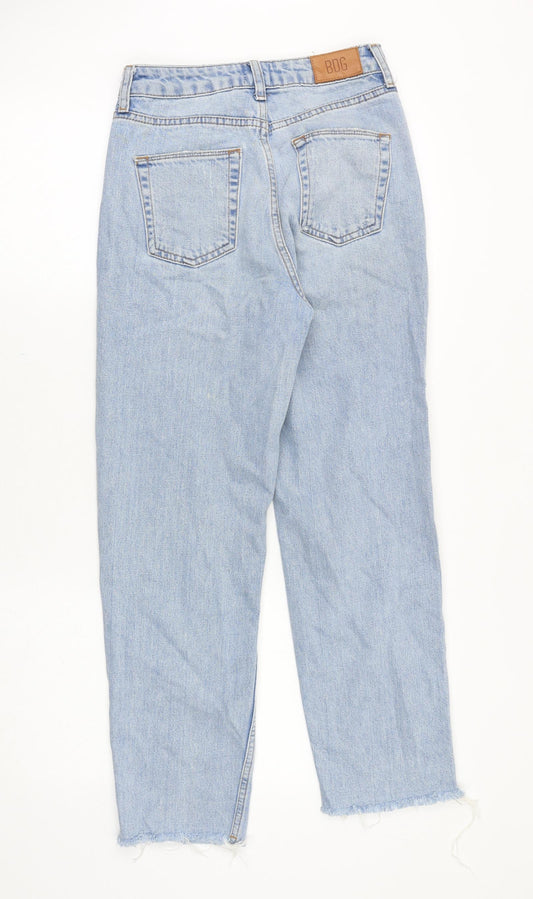 BDG Womens Blue Cotton Straight Jeans Size 24 in Regular Zip
