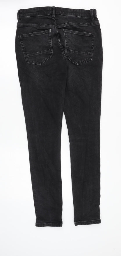 Mens UK Size 30 in NEXT Slim Fit Skinny Black Jeans