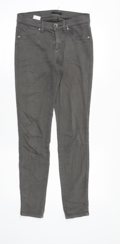 Womens UK Size 26 in Sisley Slim Fit Skinny Green Jeans