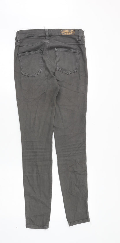 Womens UK Size 26 in Sisley Slim Fit Skinny Green Jeans