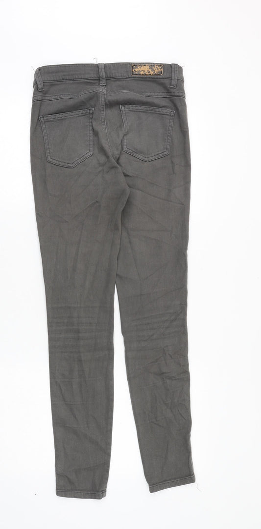Womens UK Size 26 in Sisley Slim Fit Skinny Green Jeans