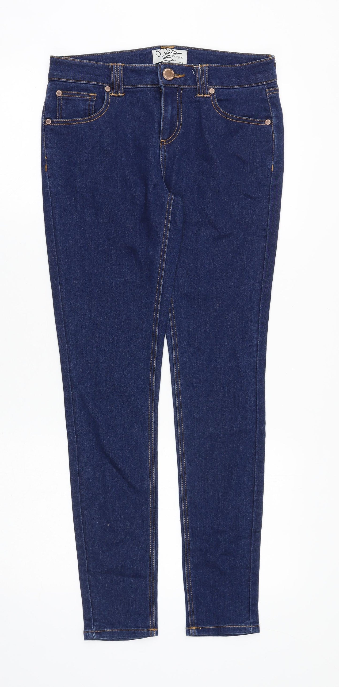 Womens UK Size 10 Miss Denim Slim Fit Skinny Blue Jeans