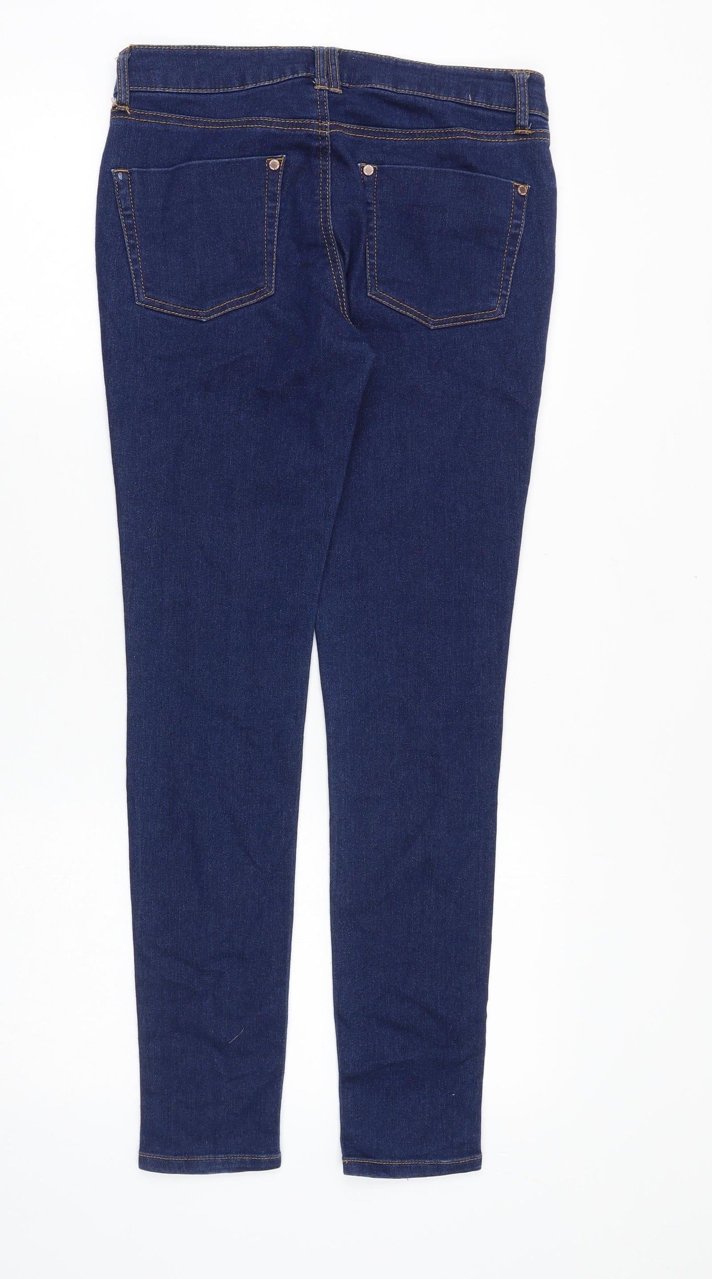 Womens UK Size 10 Miss Denim Slim Fit Skinny Blue Jeans