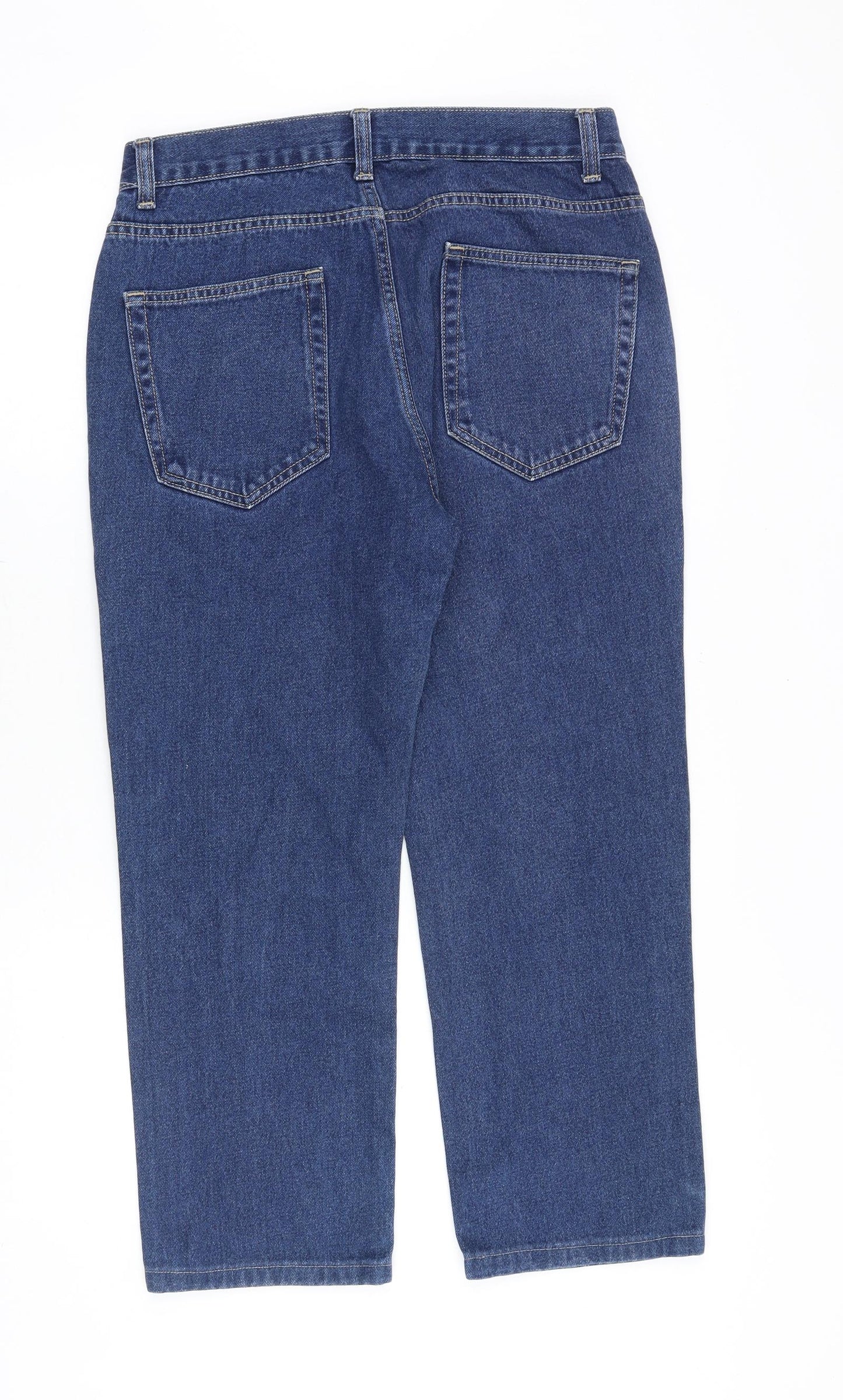 Mens UK Size 30 in Preworn Regular Fit Straight Blue Jeans