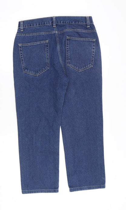 Mens UK Size 30 in Preworn Regular Fit Straight Blue Jeans
