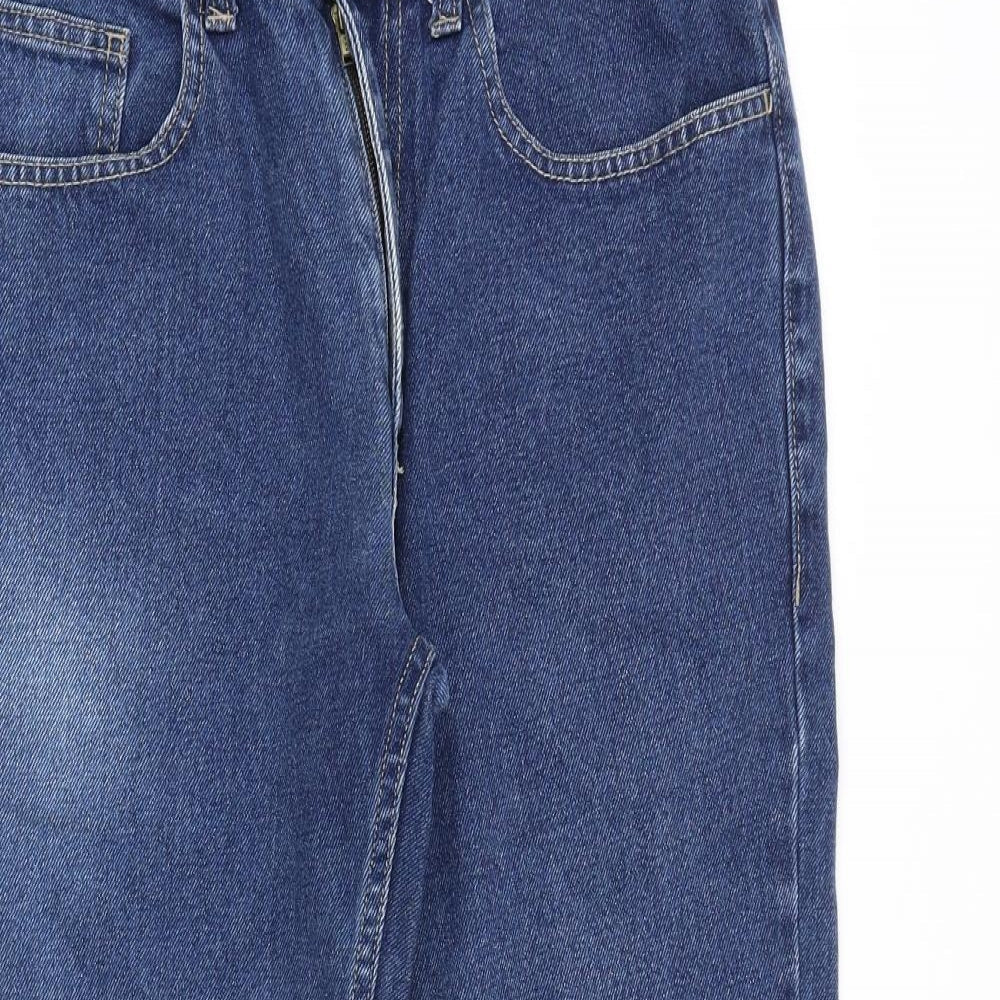 Mens UK Size 30 in Preworn Regular Fit Straight Blue Jeans