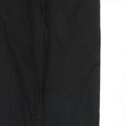 Denim & Co. Womens Black Cotton Skinny Jeans Size 6 Extra-Slim Zip