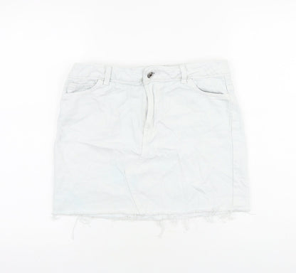 Womens UK Size 8 Denim & Co. Mini Denim Skirt