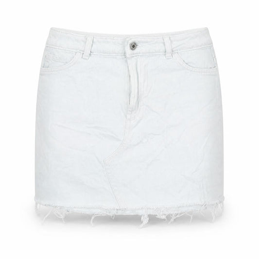 Womens UK Size 8 Denim & Co. Mini Denim Skirt