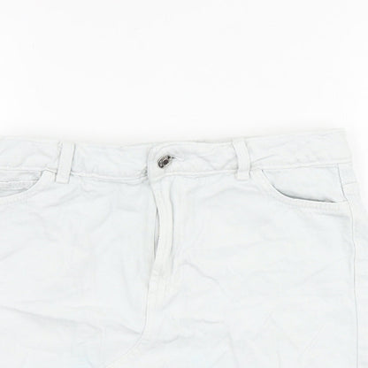 Womens UK Size 8 Denim & Co. Mini Denim Skirt