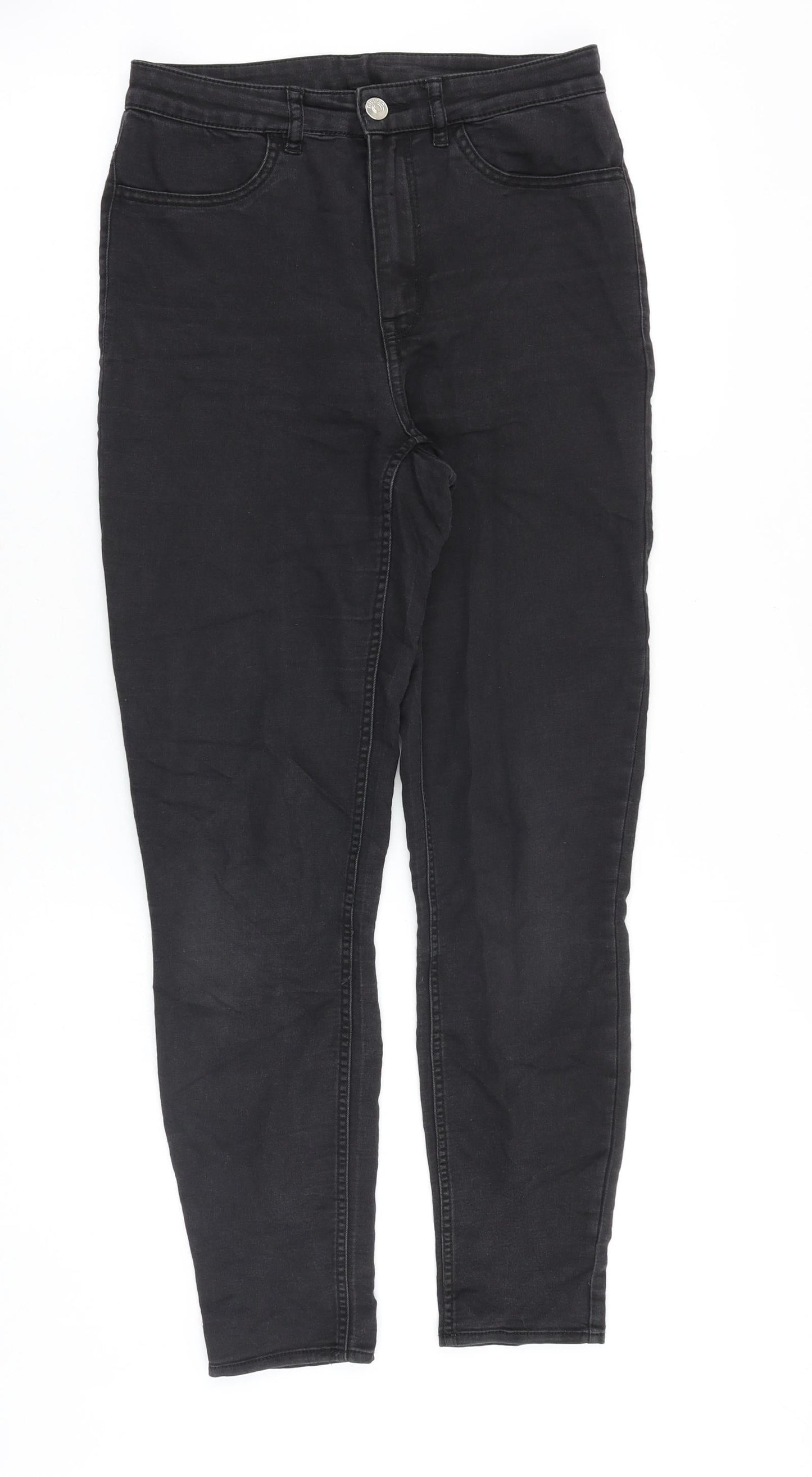 Womens UK Size 8 H&M Slim Fit Skinny Black Jeans