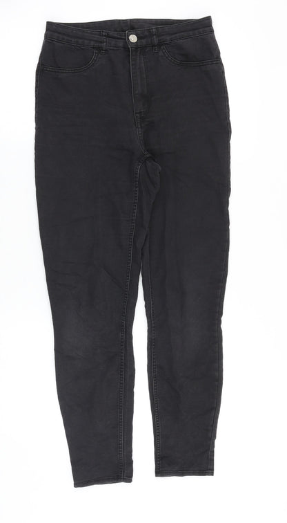 Womens UK Size 8 H&M Slim Fit Skinny Black Jeans