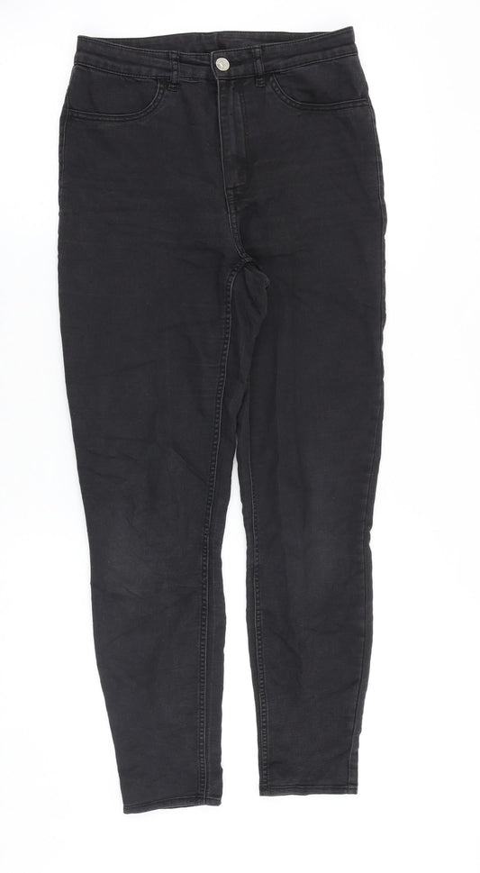 Womens UK Size 8 H&M Slim Fit Skinny Black Jeans