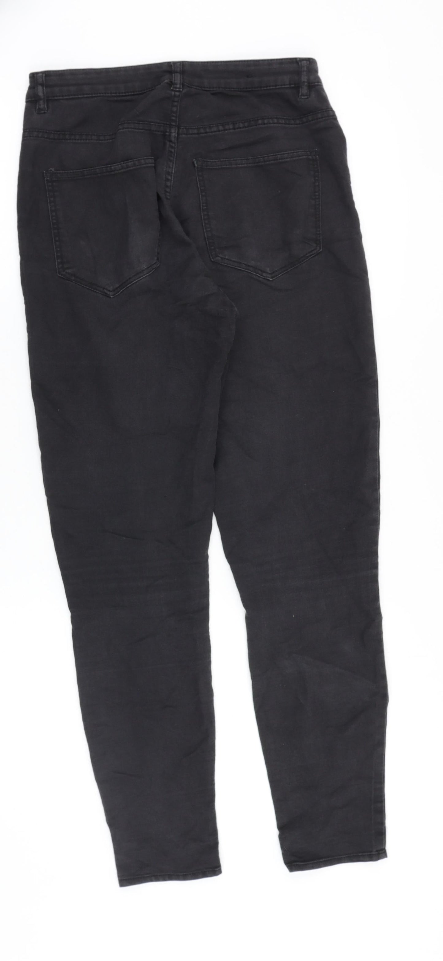 Womens UK Size 8 H&M Slim Fit Skinny Black Jeans