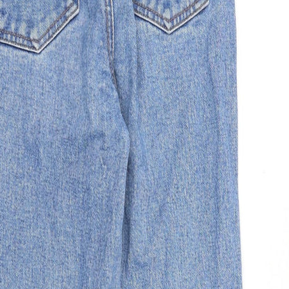 Womens UK Size 26 in Preworn Regular Fit Straight Blue Jeans