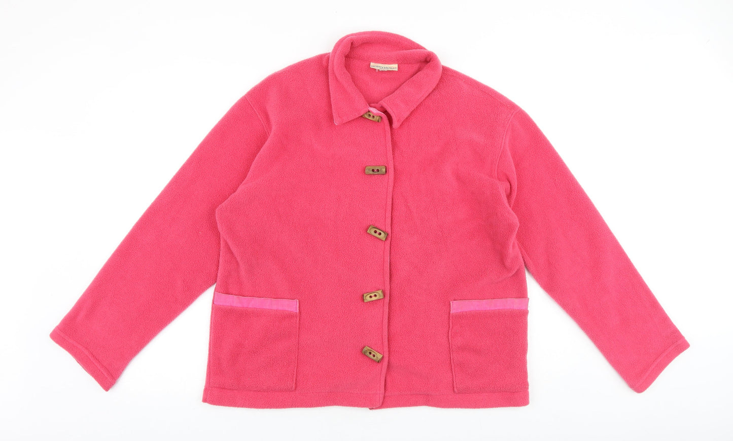 Cornwall Womens Pink Jacket Size M Hook & Loop