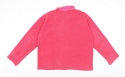 Cornwall Womens Pink Jacket Size M Hook & Loop