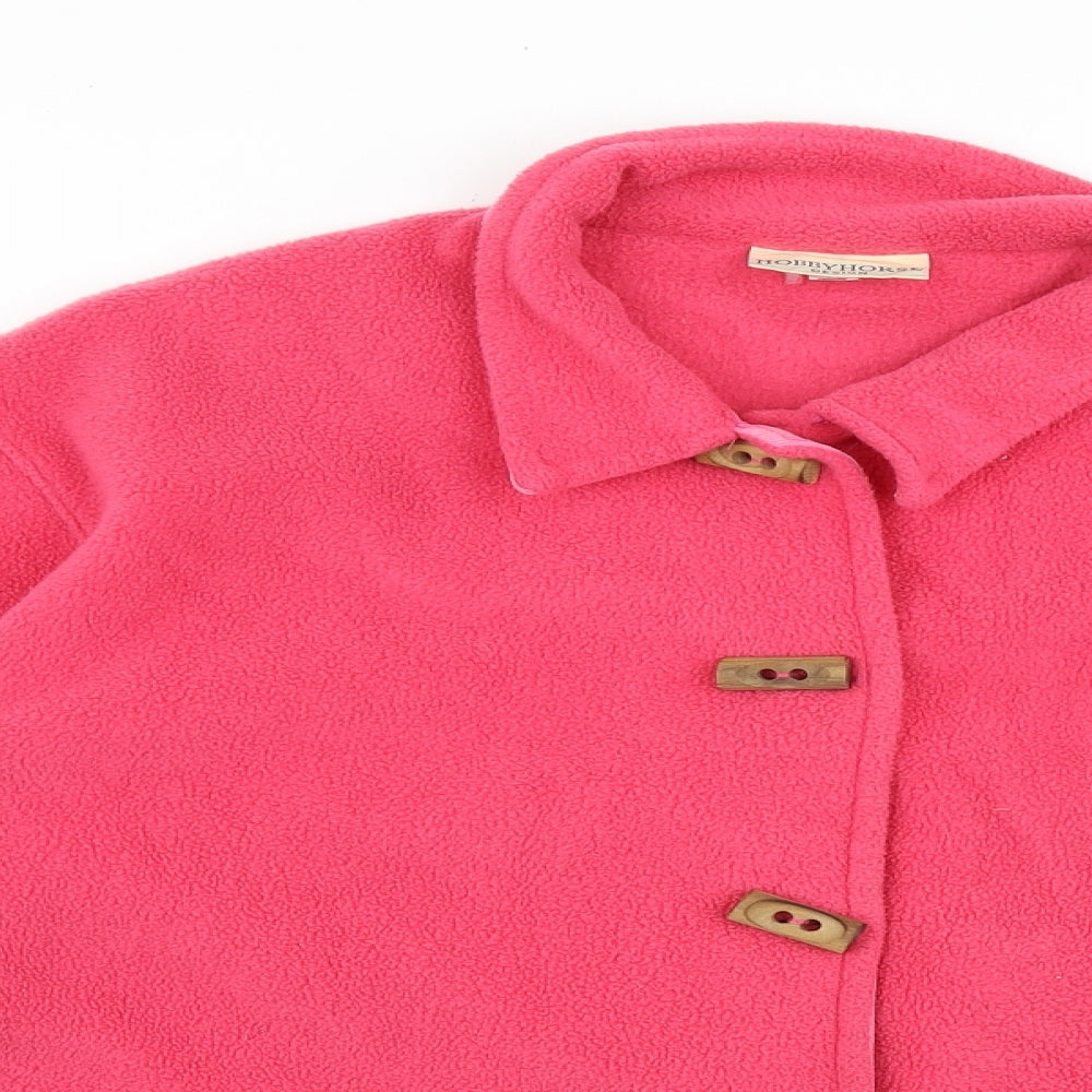 Cornwall Womens Pink Jacket Size M Hook & Loop