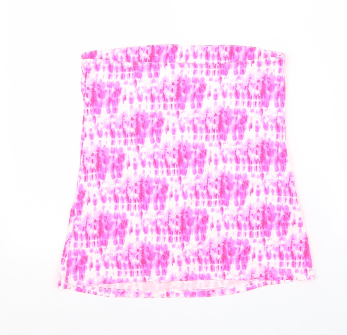 Womens UK Size 14 Papaya Pink Basic Tank