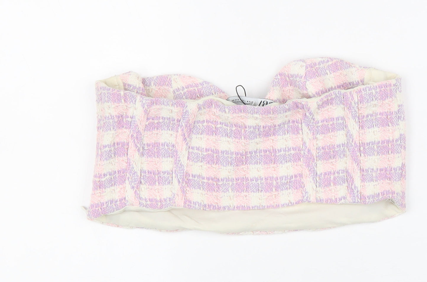 Womens UK Size M Zara Purple Cropped Tank