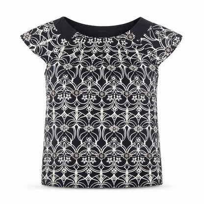 Womens UK Size 12 Autograph Black Basic Blouse