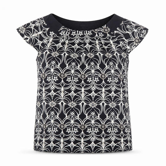 Womens UK Size 12 Autograph Black Basic Blouse