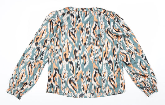 Womens UK Size 6 VILA Multicoloured Basic Blouse