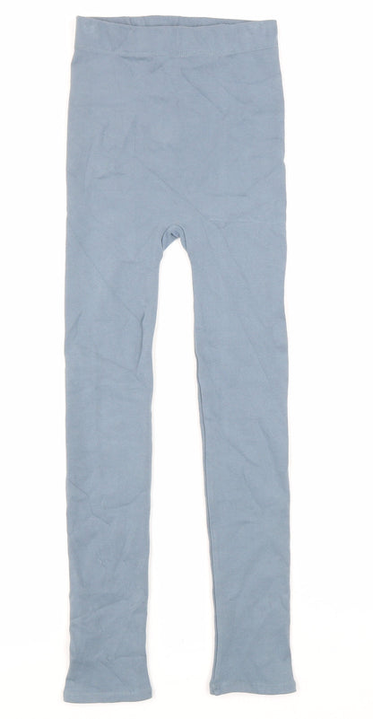 Womens UK Size XS Zara  Jogger Blue Leggings