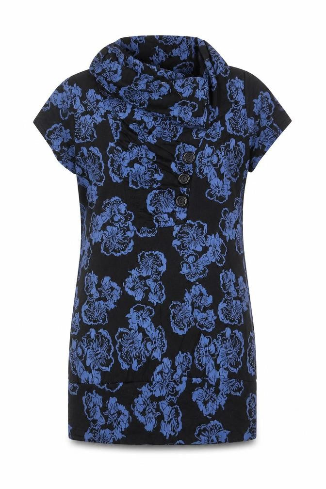 Womens UK Size M Preworn Blue Basic Blouse