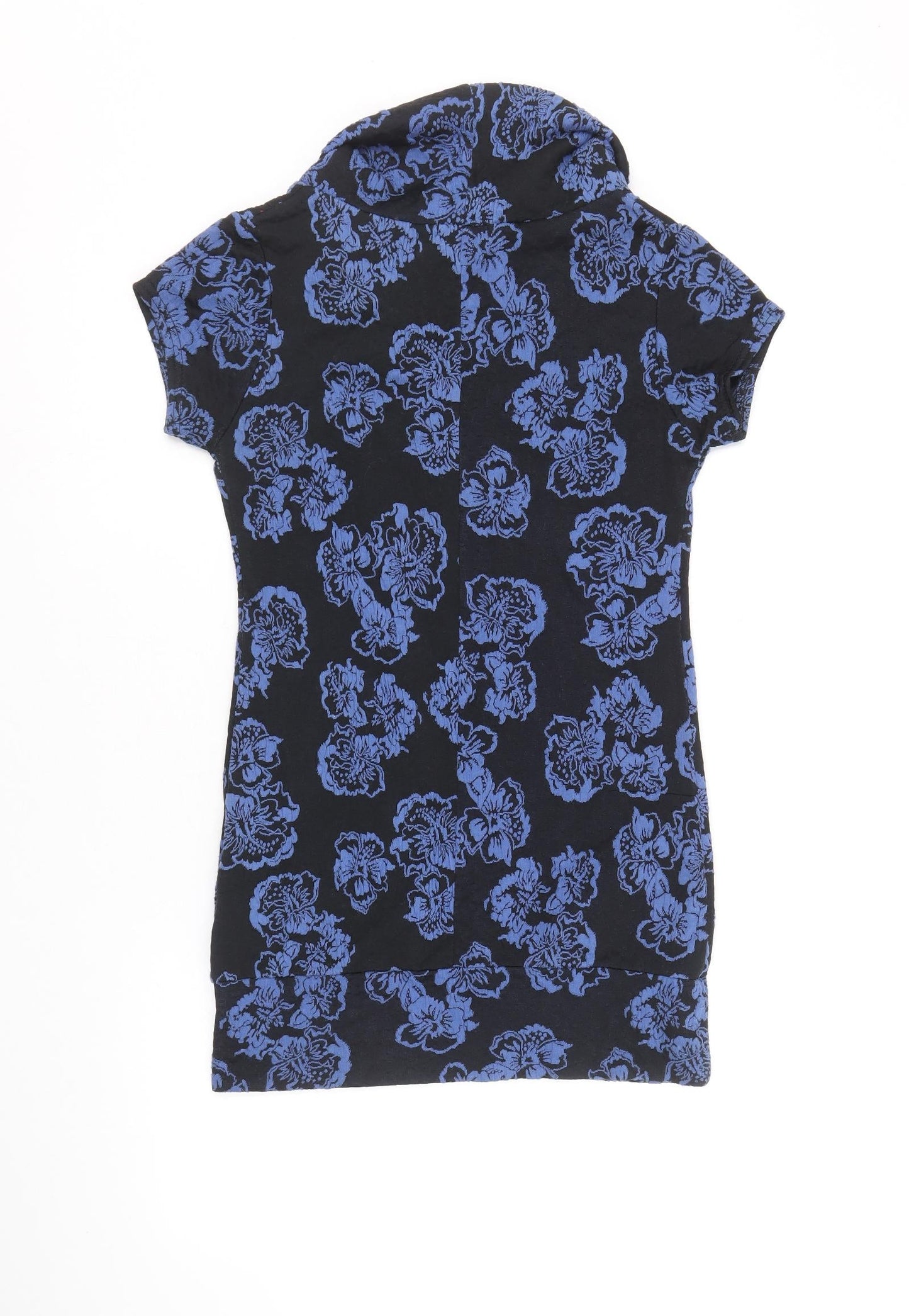 Womens UK Size M Preworn Blue Basic Blouse