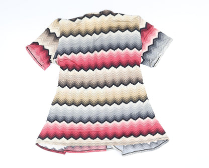 Womens UK Size 14 Saloos Multicoloured Basic Blouse