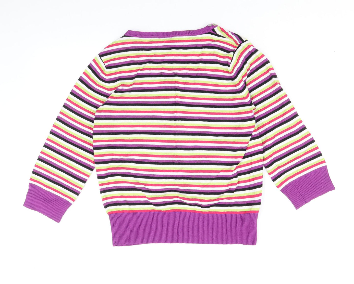 Womens UK Size M CC Multicoloured Pullover Jumper